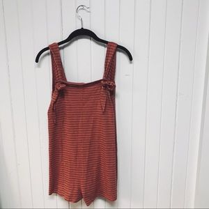 ❌ S O L D ❌  Striped Cotton Overalls/Romper